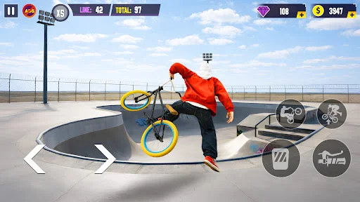 Gameplay screenshot 2 from BMX Playground - Sports game