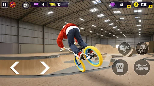 Gameplay screenshot 4 from BMX Playground - Sports game